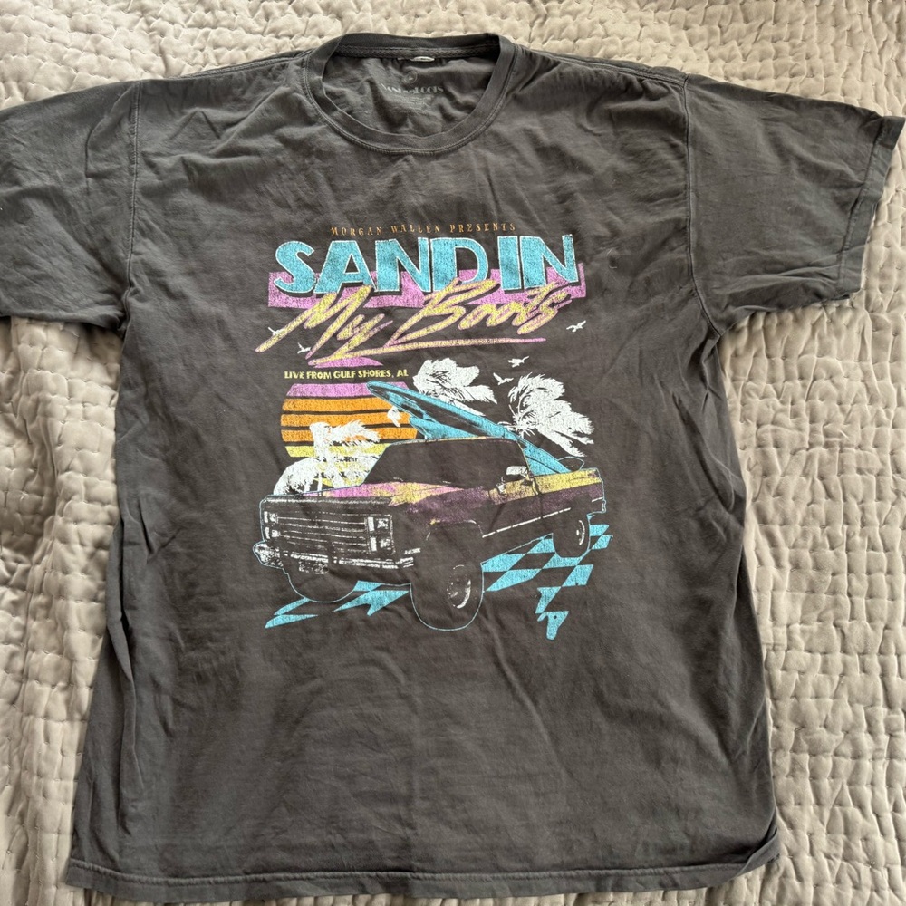 Sand In My Boots Graphic T-Shirt - Black